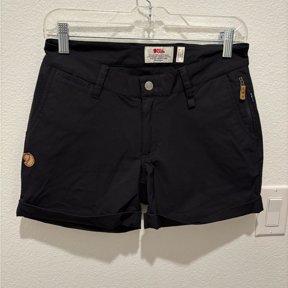 Fjallraven Women's Black Cargo Shorts Size 27-28